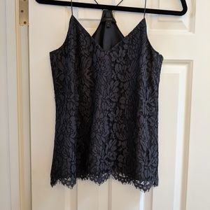 J. Crew Lace Camisole in Gray